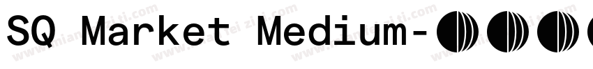 SQ Market Medium字体转换